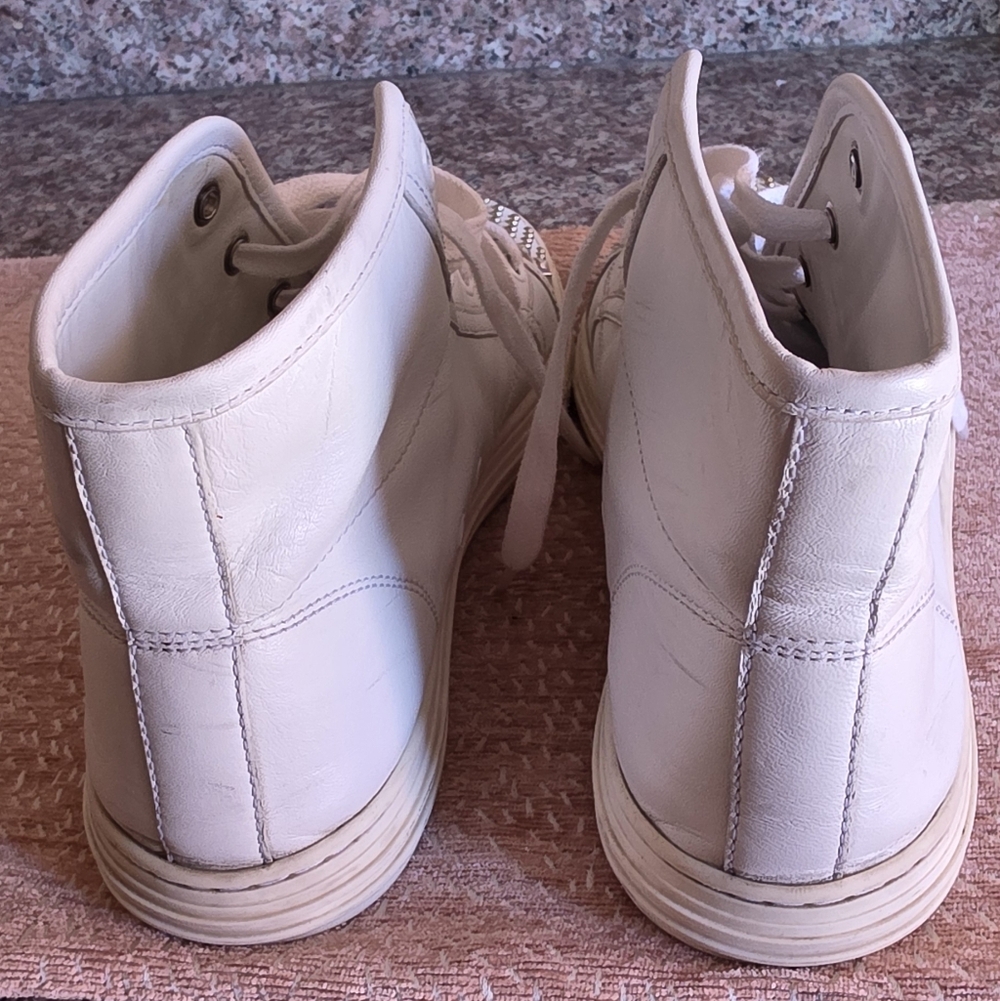 Gucci Studded HighTop Sneaker EU 39.5 Womens 8.5-9.5 / Mens 7-7.5 - Picture 6 of 13